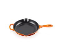 Le Creuset Evolution Sartén Redonda, Hierro Fundido, Naranja Volcánico, 23 cm