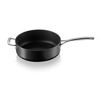 Le Creuset Sauté de aluminio antiadherente, Ø 28 cm, Libre de PFOA, Para todas las fuentes de calor, incluso la inducción, Antracita/Plateado