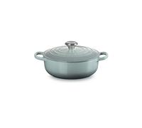 LE CREUSET Sauteuse de hierro fundido SIGANTURE 24cm/3,4l Sea Salt gris claro