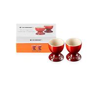 Le Creuset Set de 2 hueveras de cerámica de gres, Cereza, 79064000600000