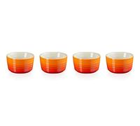 Le Creuset Set de 4 mini cuencos de cerámica de gres, 0, 1 L, Volcanico, 79109100900000