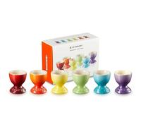 Le Creuset Set de 6 hueveras Arcoíris de cerámica de gres, 0, 04 L, Arcoíris, 79067008359030
