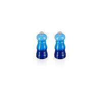 Le Creuset Set de Mini Molinillos de Sal y Pimienta, Plástico ABS, Mecanismo de Cerámica, Anticorrosión, Azure, 44900112200000