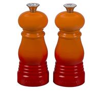 Le Creuset Set de Mini Molinillos de Sal y Pimienta, Plástico ABS, Mecanismo de Cerámica, Anticorrosión, Volcanico, 96002500090000
