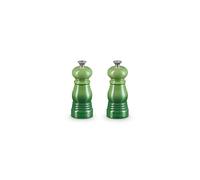 Le Creuset Set de Mini Molinillos de Sal y Pimienta, Plástico ABS, Mecanismo de Cerámica, Anticorrosión, Bamboo, 44900114080000