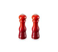 Le Creuset Set Molinillo de Sal y Pimienta, Mecanismo de Cerámica, Cereza, 96002100060000