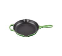 LE CREUSET Signature 20182234080422 - Sartén redonda (hierro fundido, diámetro de 23 cm, apta para todo tipo de fuegos, incluye inducción, 1,93 kg, bambú)