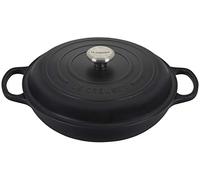 Le Creuset Signature Cacerola Hierro Fundido, Negro Satinado, 30 cm