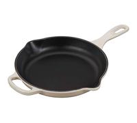 Le Creuset Signature Cast Iron Handle Skillet Sartén Redonda, Beige Merengue, 9 Inches Inches
