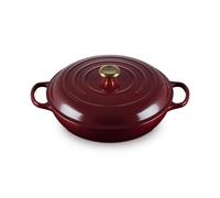 Le creuset signature cast iron shallow casserole 30cm rhone (211803094
