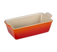 Le Creuset Stoneware Heritage Loaf Pan 9"""" x 5"""" x 3"""" (1.5 qt.) Fla