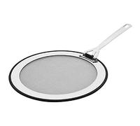LE CREUSET Protector antisalpicaduras para sartenes de 26-30 cm, acero inoxidable/antiadherente plata