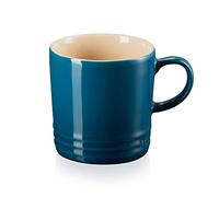 Le Creuset Taza de cerámica de gres, 0, 35 L, Deep Teal, 70302356420002