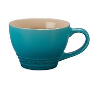 Le Creuset Taza desayuno de cerámica de gres, 400 ml, Caribe, 70304401700002