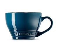 Le Creuset Taza desayuno de cerámica de gres, 400 ml, Deep Teal, 70304406420002
