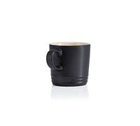 Le Creuset Taza mediana de cerámica de gres, 0, 2 L, Negro Mate, 70303200000099