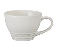 LE CREUSET Tazas de barro (400 ml), color blanco