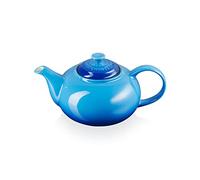 Le Creuset Tetera Classic de cerámica de gres, 1, 3 litros, para 3-4 tazas, Azure, 70702132200000