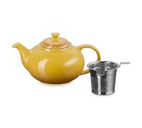 Le Creuset Tetera de gres con colador de acero inoxidable, Nectar