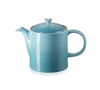Le Creuset Tetera Grand de cerámica de gres, 1, 3 litros, para 4 tazas, Caribe, 70703131700000