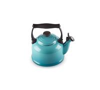 Le Creuset Tetera Traditional, Acero esmaltado, 2, 1 L, Caribe, 40102021700000