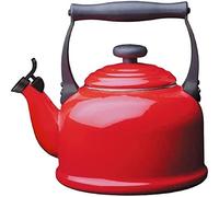 Le Creuset Tetera Traditional, Acero esmaltado, 2, 1 L, Cereza, 92000800060000