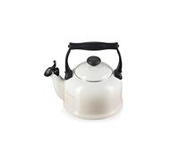 Le Creuset Tetera Traditional, Acero esmaltado, 2, 1 L, Meringue, 40102027160000