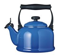LE CREUSET Tradition Tetera, Acero esmaltado/Mango fenólico, Azul Marseille, 2,1 L