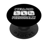Le Cuento a papá/Chistes periódicamente Química Regalo PopSockets PopGrip Adhesivo