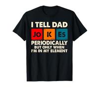 Le cuento chistes a papá periódicamente como elemento vintage del Día del Padre Camiseta