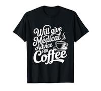 Le dará consejos médicos para el café Divertido Doctor & Enfermera Camiseta