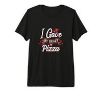 Le di mi corazón a la Pizza - Amante de la Pizza - Día de San Valentín Camiseta Premium