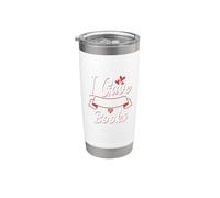 Le di mi corazón a los libros, amante de los libros, Book Worm Vaso térmico de acero inoxidable de doble pared