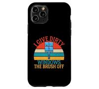 Le doy a Windows Sucio el Limpiador de Ventanas Brush Off Carcasa para iPhone 11 Pro
