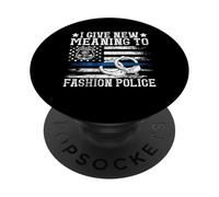 Le doy un nuevo significado a la policía de moda PopSockets PopGrip Adhesivo