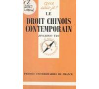 Le Droit Chinois Contemporain (ebook)