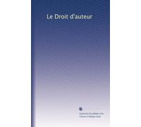 Le Droit d'auteur: Volume 1