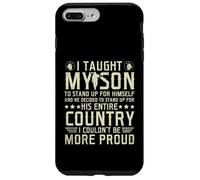 Le enseñé a mi Hijo a Ponerse de pie Orgullosos Militares mamá y papá Carcasa para iPhone 7 Plus/8 Plus