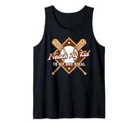 Le enseño a mi Hijo a Golpear y Robar un Divertido Juego de béisbol para papá y mamá Camiseta sin Mangas