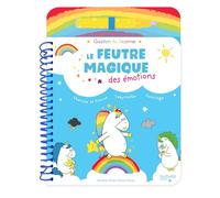 Le feutre magique des émotions Gaston la licorne: Avec un feutre à réservoir d'eau