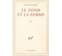 Le Fond Et La Forme (3). Essai Alphabétique Sur La Morale Et Sur Le St