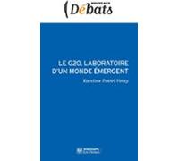 Le G20 Laboratoire Dun Monde Émergent (ebook)