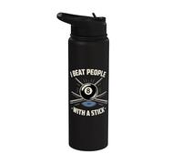 Le gané a la gente con un palo Billar Pool Hombres Stainless Steel Insulated Water Bottle