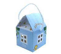 LE GEMME DI VENEZIA 20 cajas para peladillas con forma de casita DIY Mickey Celeste + tarjetas personalizadas 68232