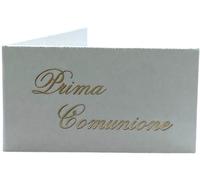 LE GEMME DI VENEZIA Tarjetas de recuerdo de primera comunión con texto en oro, impresión personalizada a todo color (30 unidades)