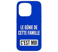 Le Génie de cette Famille C'est Moi Humour Science Sarcasme Carcasa para iPhone 15 Pro