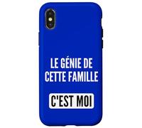 Le Génie de cette Famille C'est Moi Humour Science Sarcasme Carcasa para iPhone X/XS