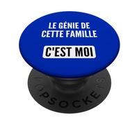 Le Génie de cette Famille C'est Moi Humour Science Sarcasme PopSockets PopGrip Adhesivo