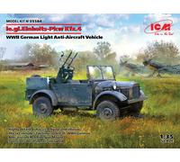 Le.gl.einheitz-pkw Kfz.4 WWII German Luz LED Antiaérea Vehicle 1 :3 5 Kit Icm