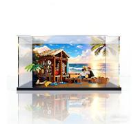 Le -go 75636 Windmill Village Cottage Model Set Acrylic Display Case Dustproof Clear Storage Box Compatible con Lego 75636 (Solo caja, No Model) (Background)